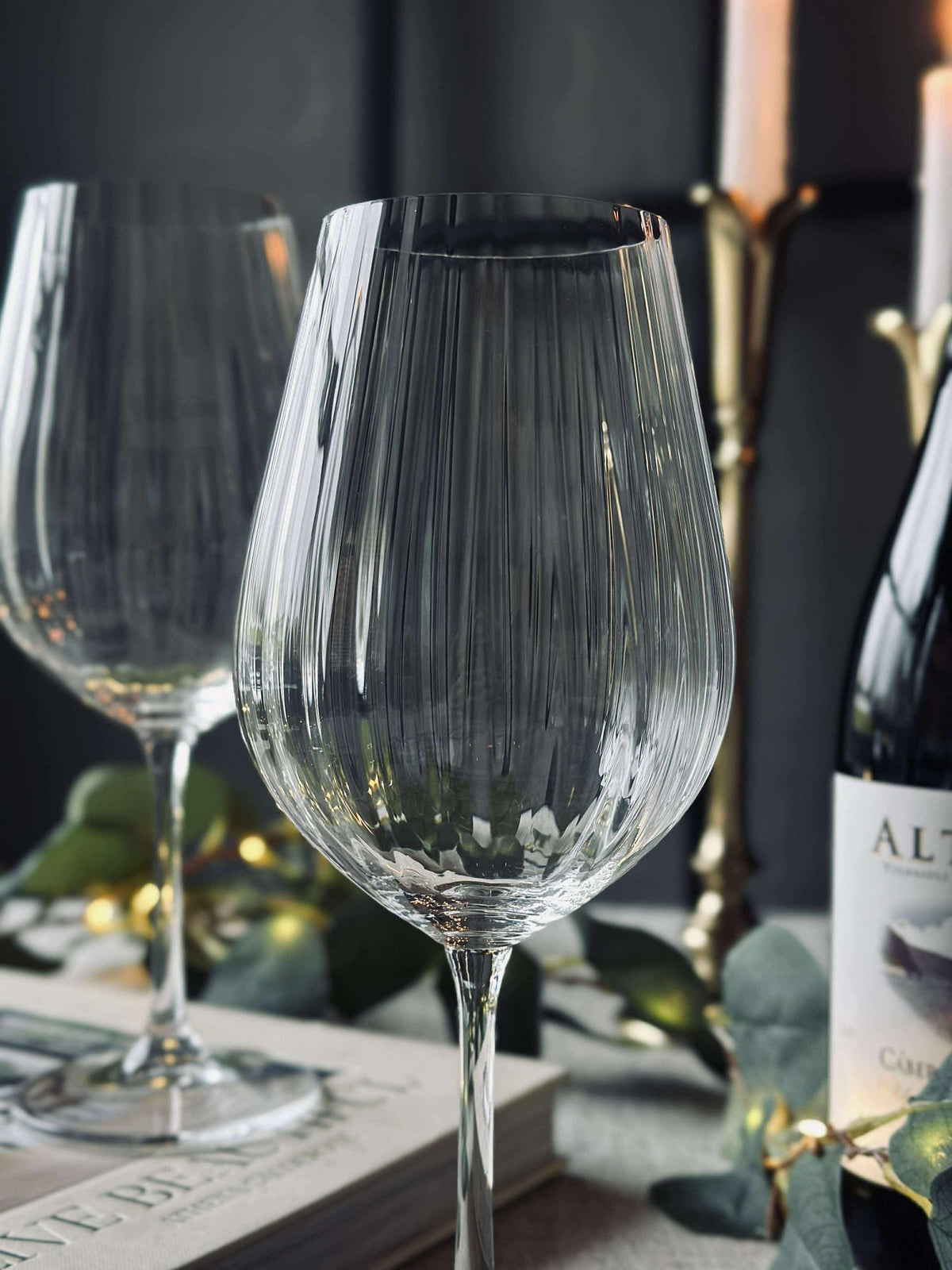 Wijnglazen rode wijn CRYSTAL - Set van 4 stuks