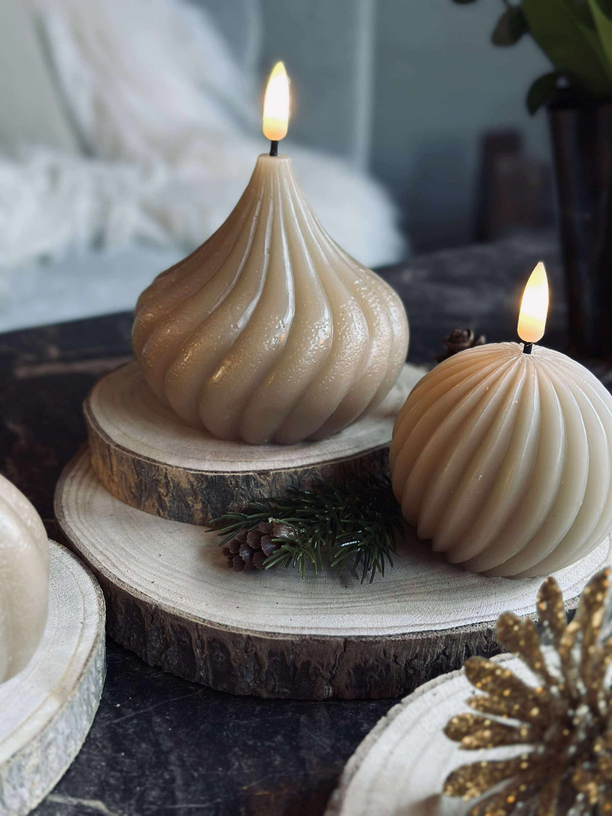Deco wood - Set met 4 stuks