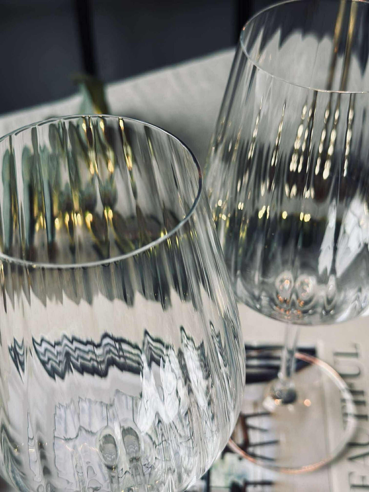 Wijnglazen rode wijn CRYSTAL - Set van 4 stuks