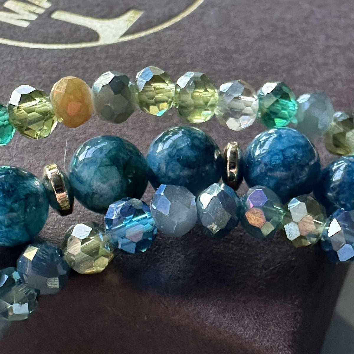 Armbanden Luna Sea Green – Set van 3 stuks