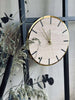 Wandklok in hout - Ø30cm