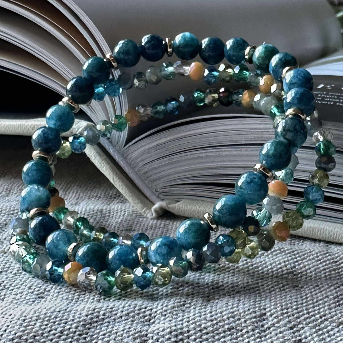 Armbanden Luna Sea Green – Set van 3 stuks