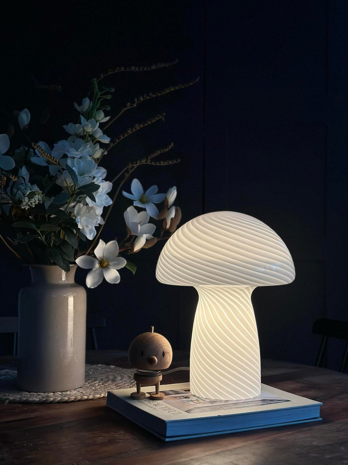 Mushroom Elsa - Wit 32 cm