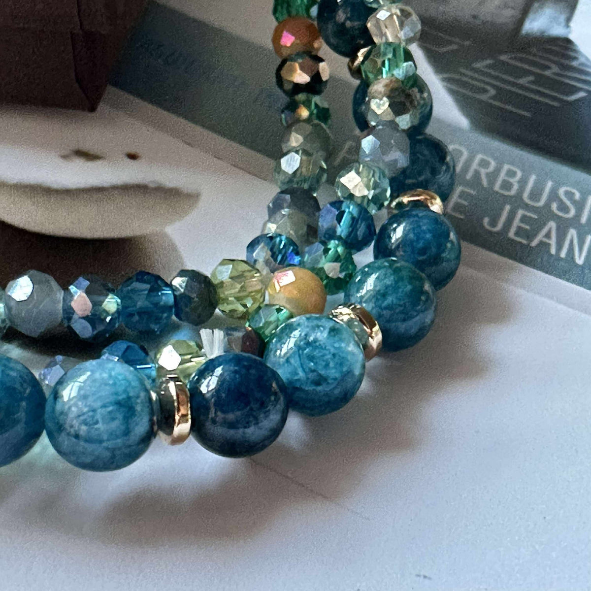 Armbanden Luna Sea Green – Set van 3 stuks