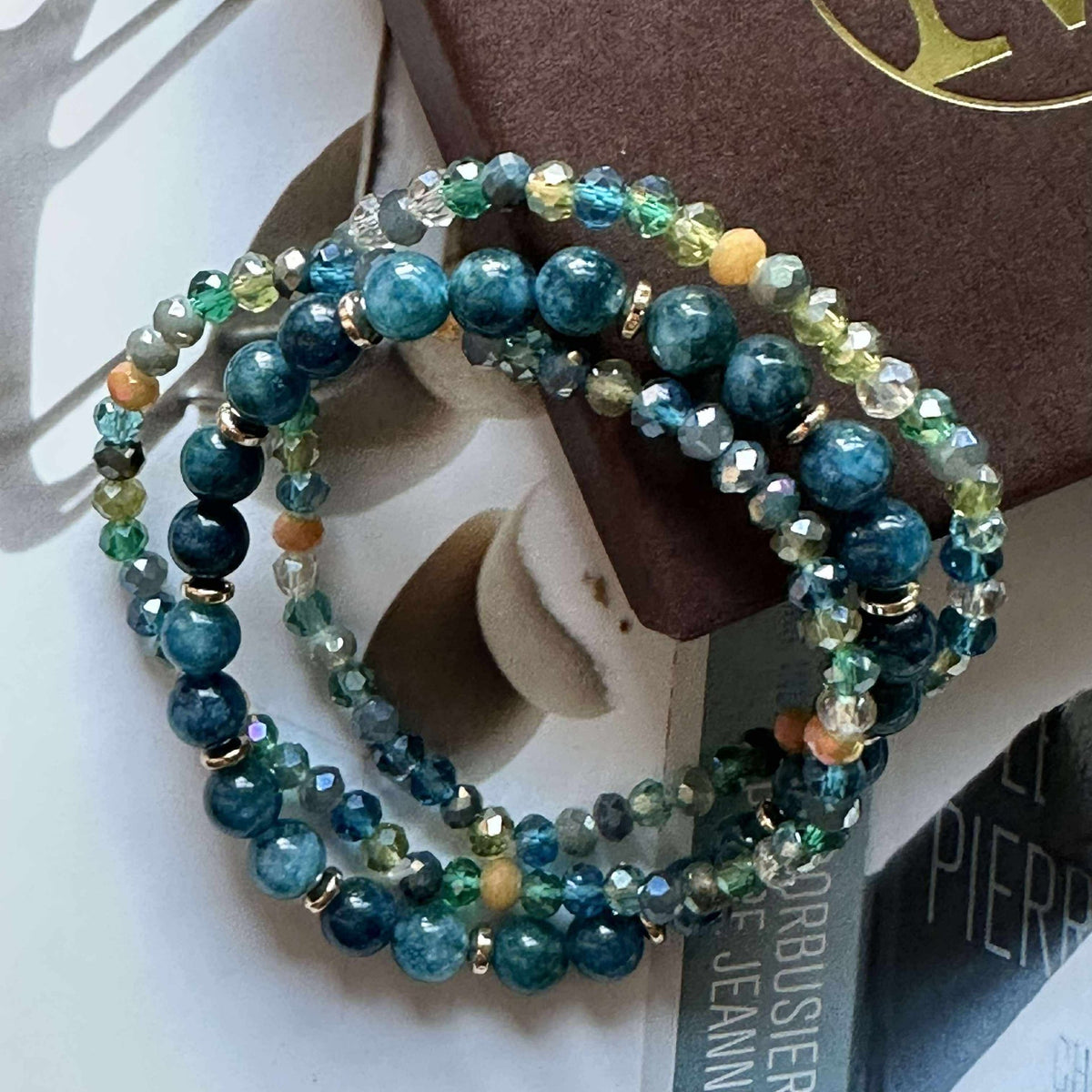 Armbanden Luna Sea Green – Set van 3 stuks