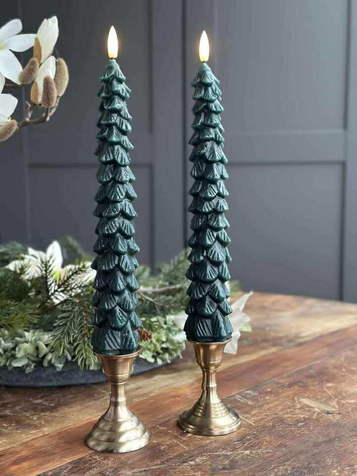 LED Stompkaarsen 2 st - Kerstboom