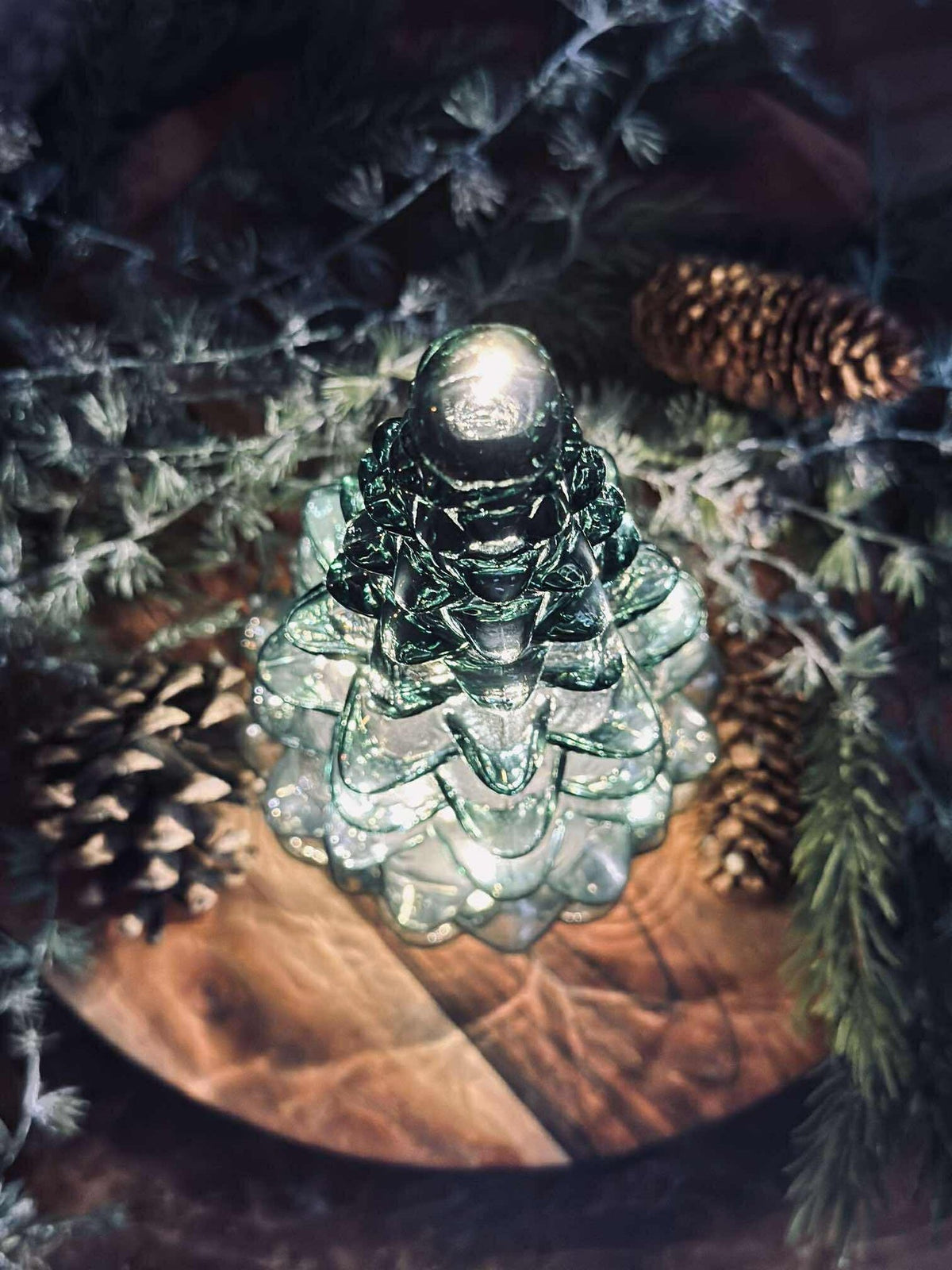 Kerstboom glas