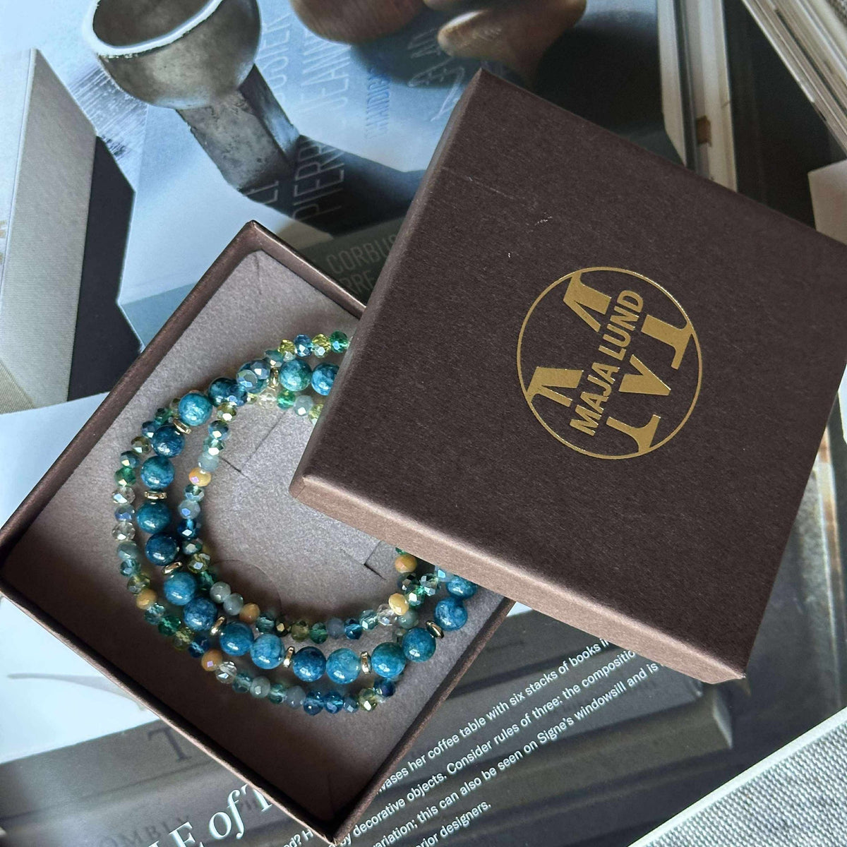 Armbanden Luna Sea Green – Set van 3 stuks