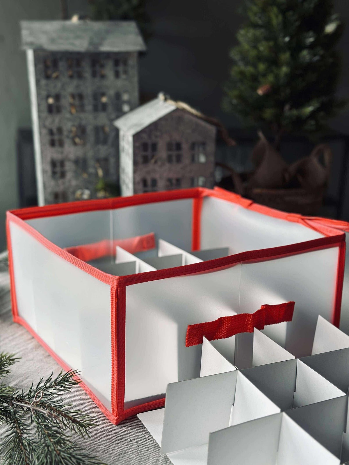Opberger voor Kerstballen - MAX 32 kerstballen