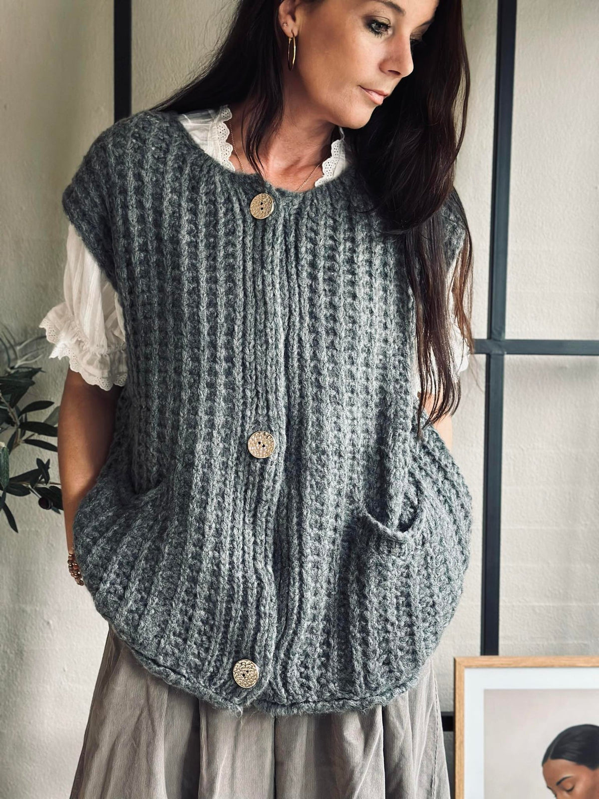 Vest Ruby grijs