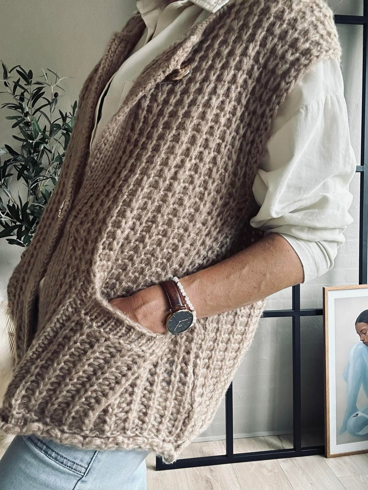 Gilet Ruby beige