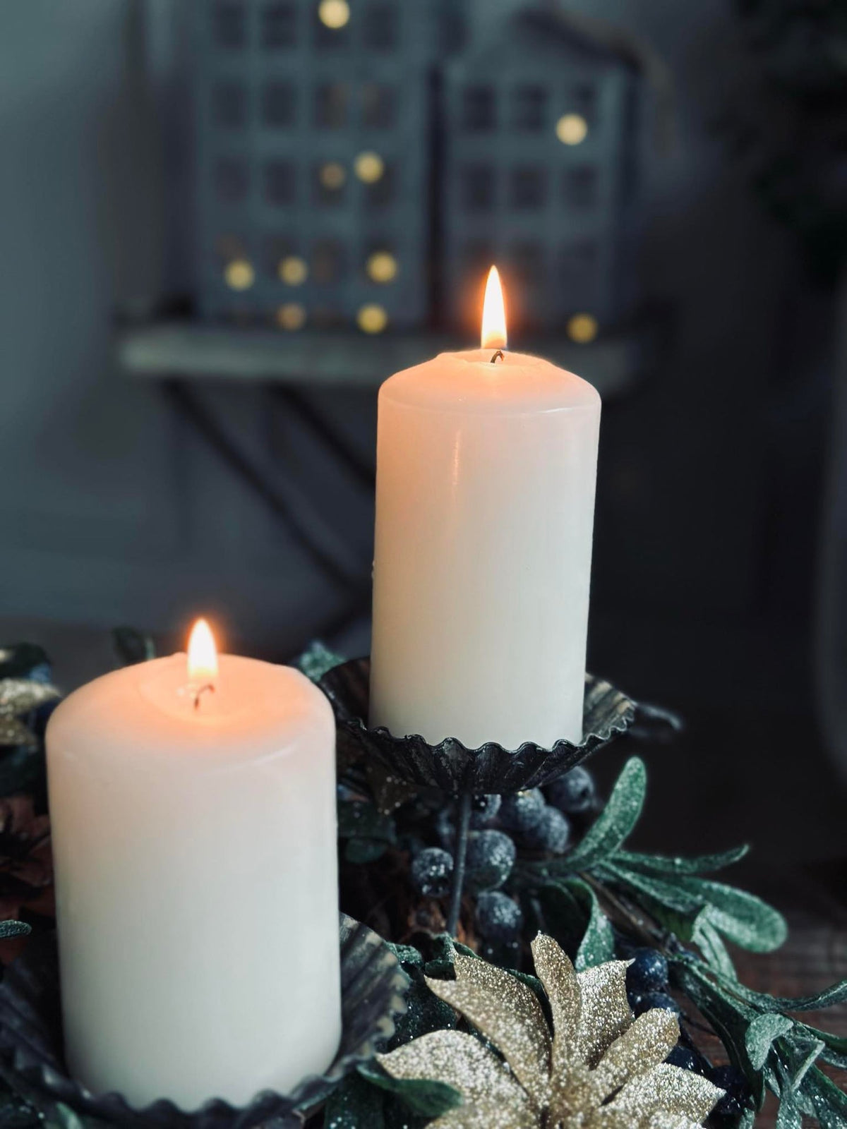 Kandelaar met prikker - Set van 4 stuks
