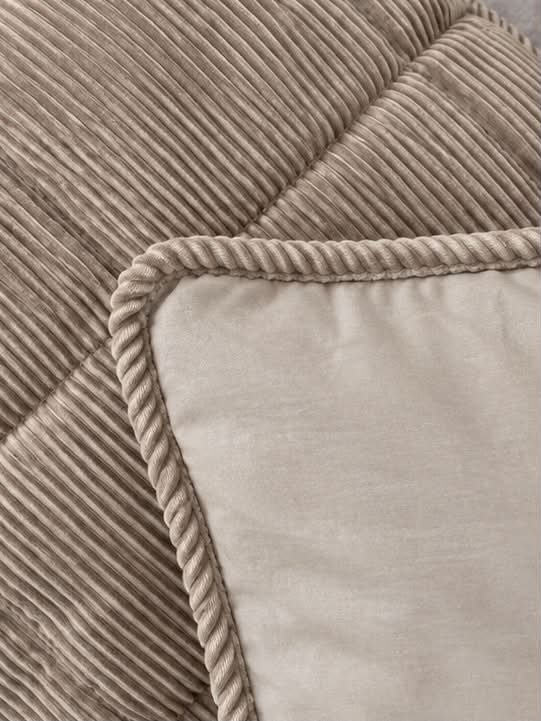 Bedsprei velours - Cappuccino