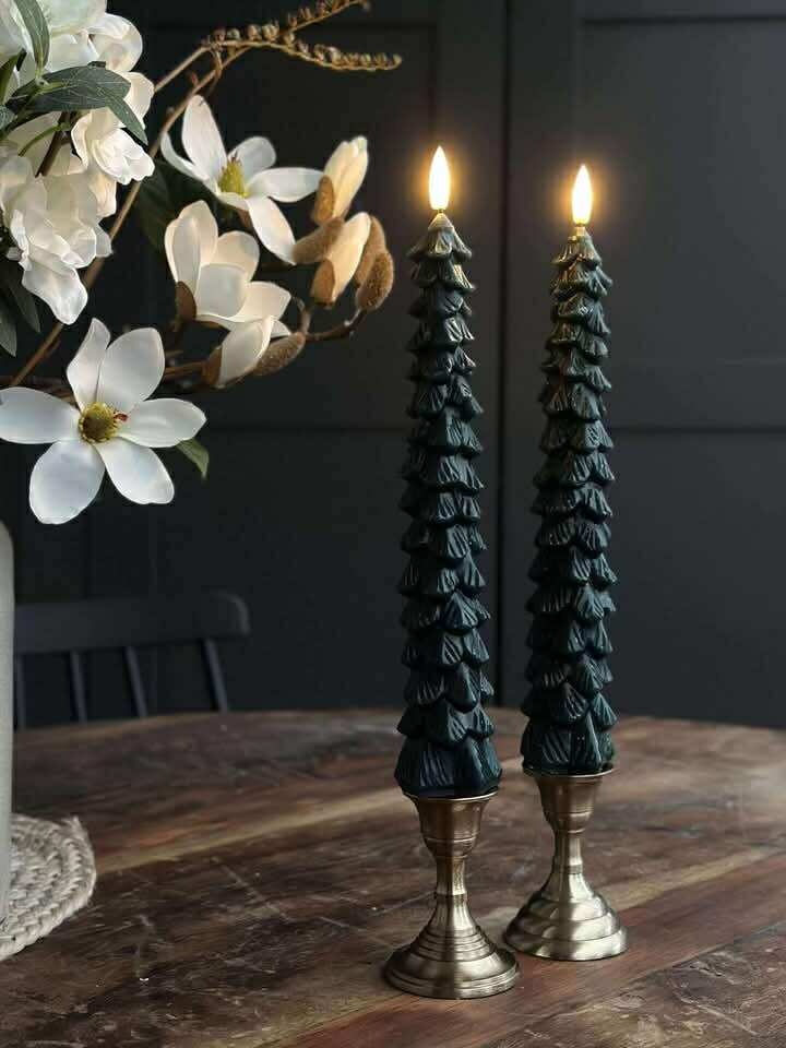 LED Stompkaarsen 2 st - Kerstboom