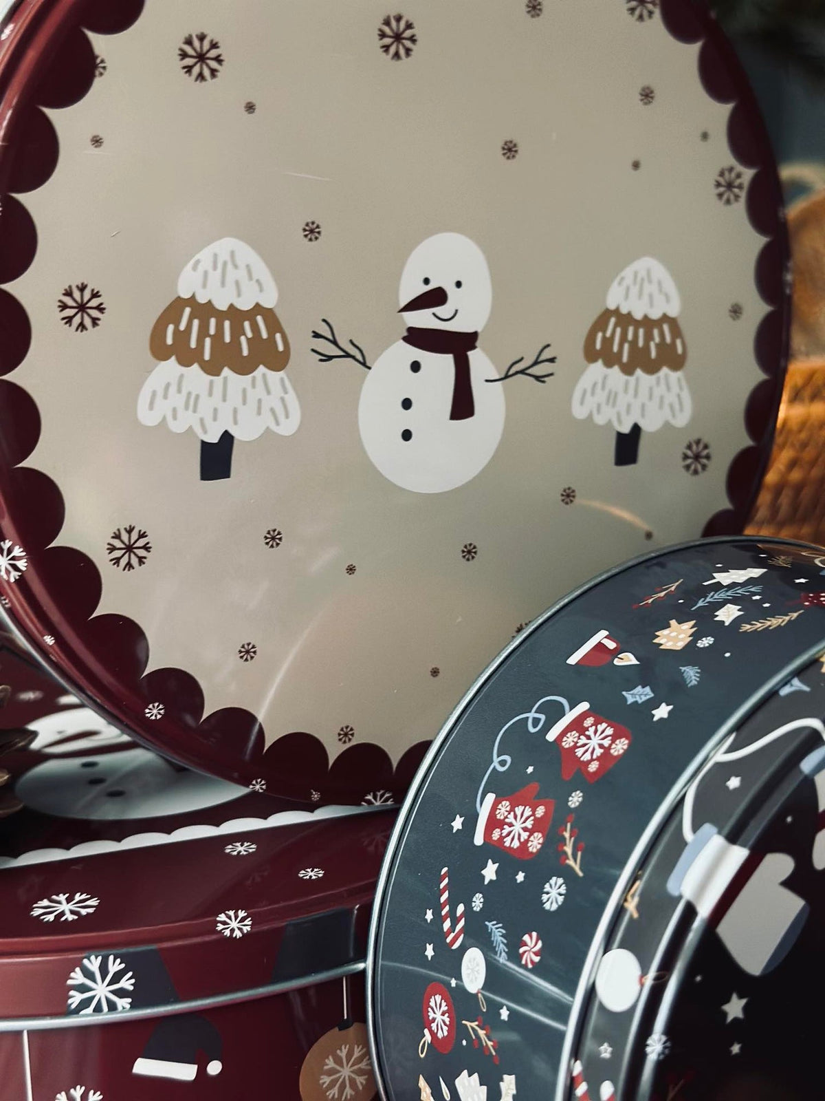Koektrommels Kerst - Set van 3 st.