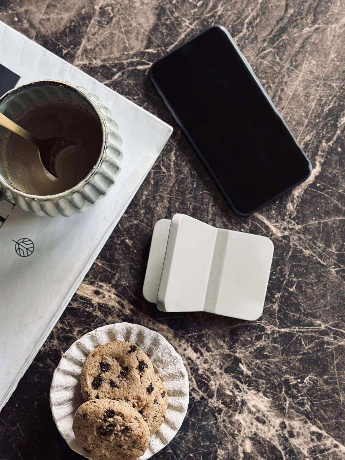 Mobiele Telefoonhouder - Kantoor - Pebble grey