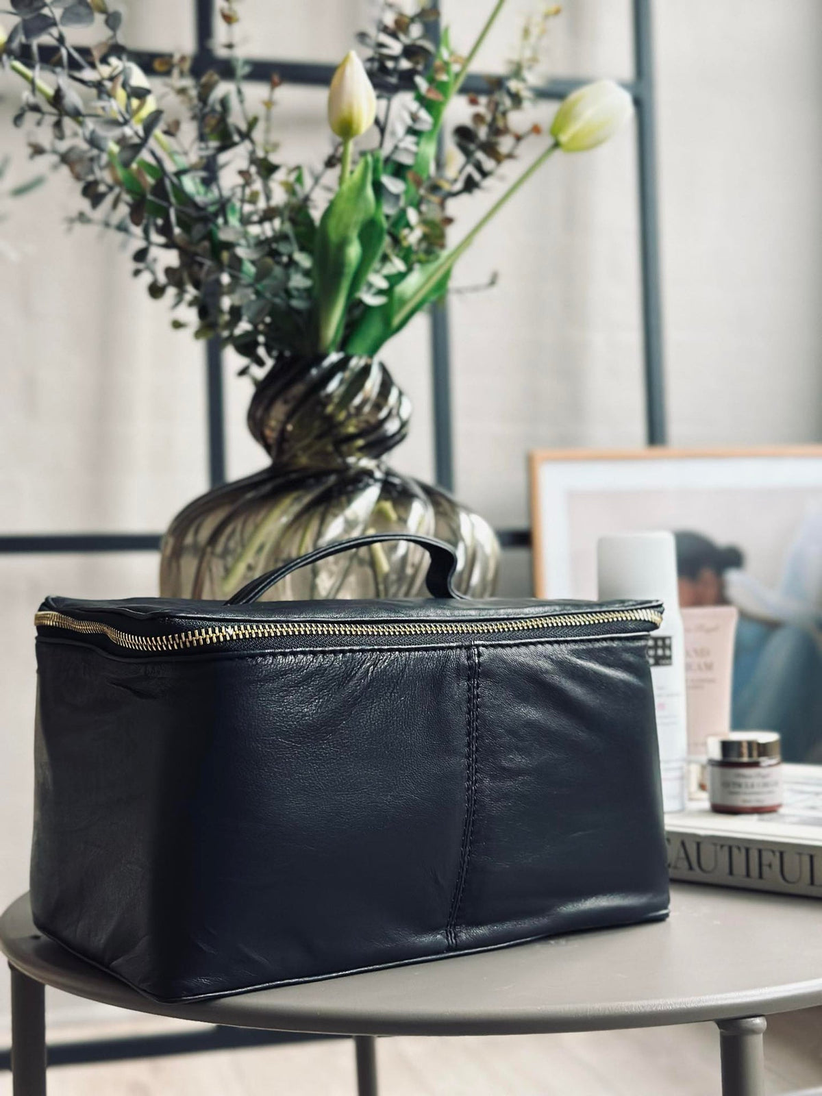 Klassieke toilettas - Black / gold