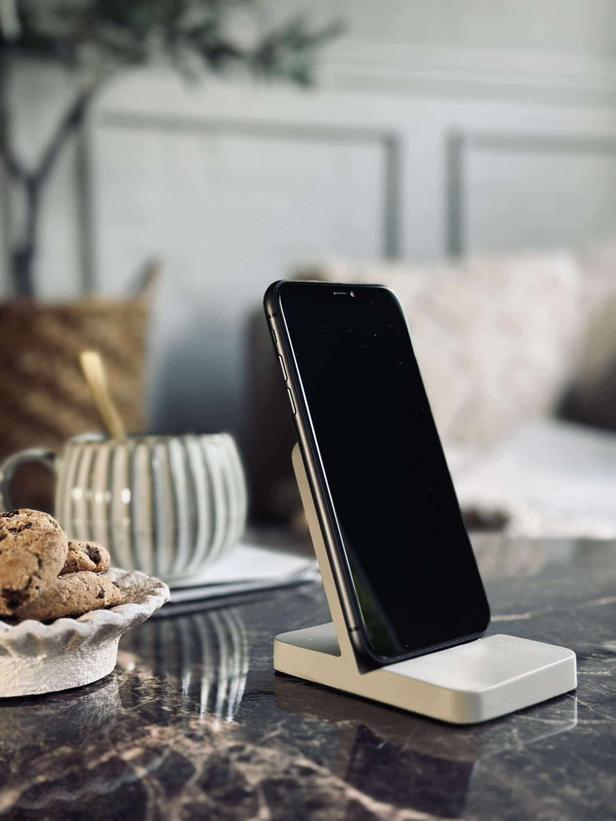Mobiele Telefoonhouder - Kantoor - Pebble grey