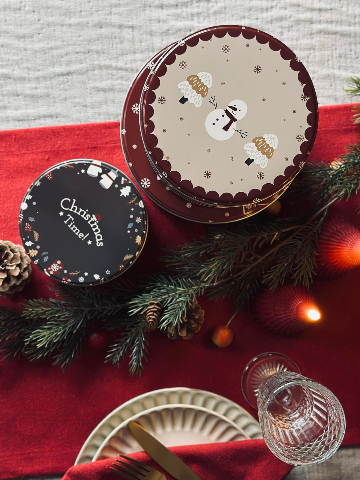 Koektrommels Kerst - Set van 3 st.