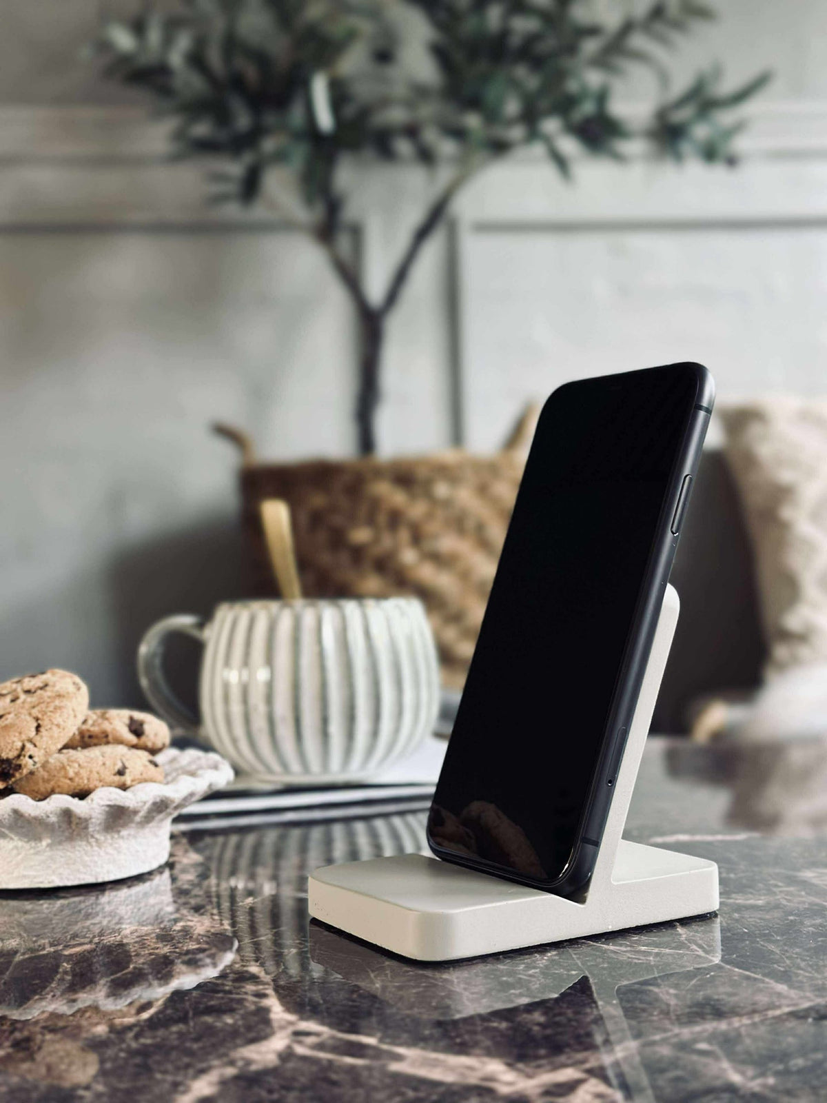 Mobiele Telefoonhouder - Kantoor - Pebble grey
