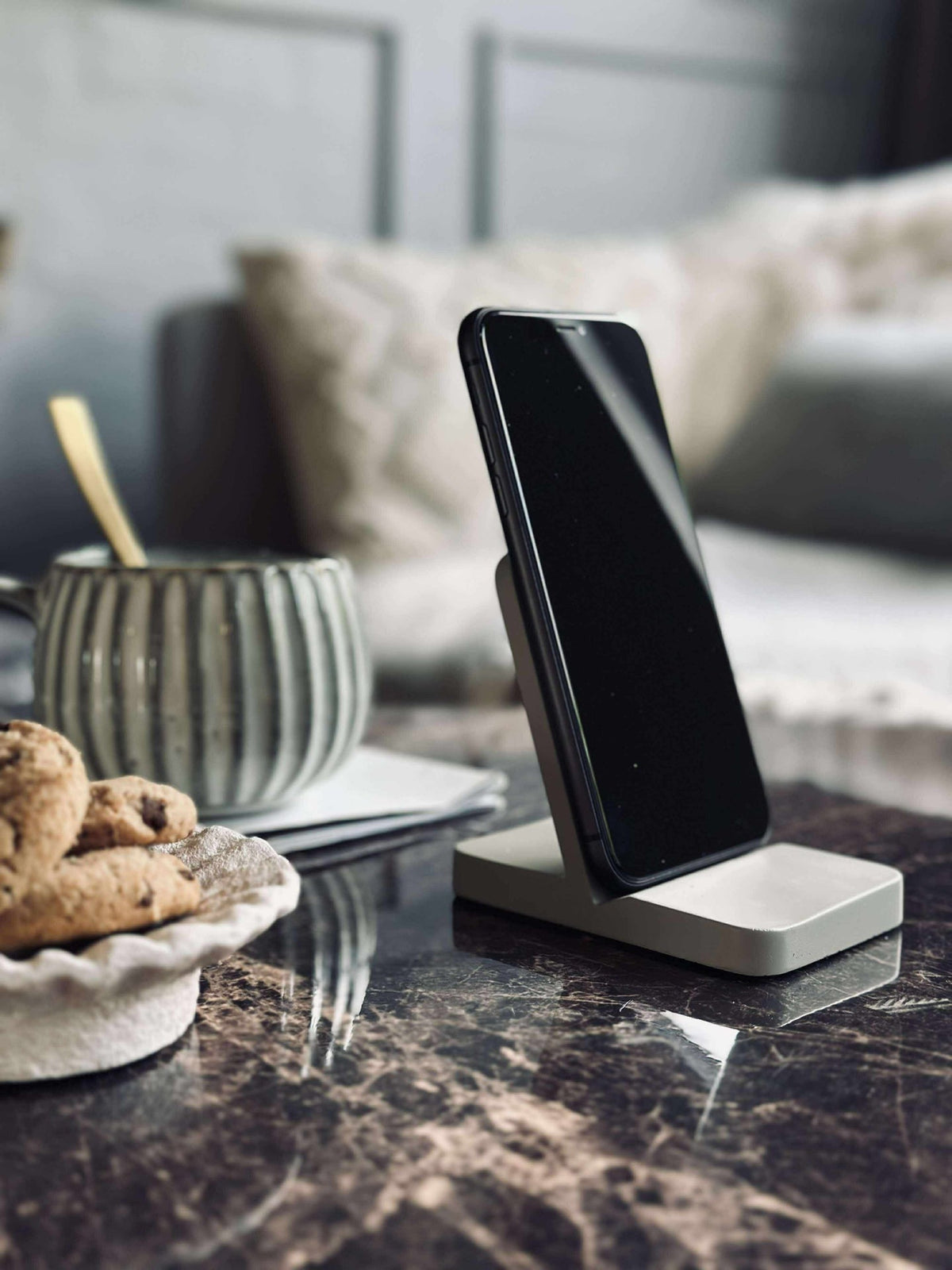Mobiele Telefoonhouder - Kantoor - Pebble grey