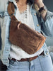 Bumbag JUNE Suède - Caramel