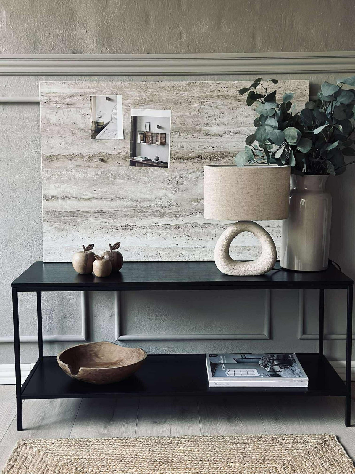 Bord magnetisch 60x90 - Travertijn