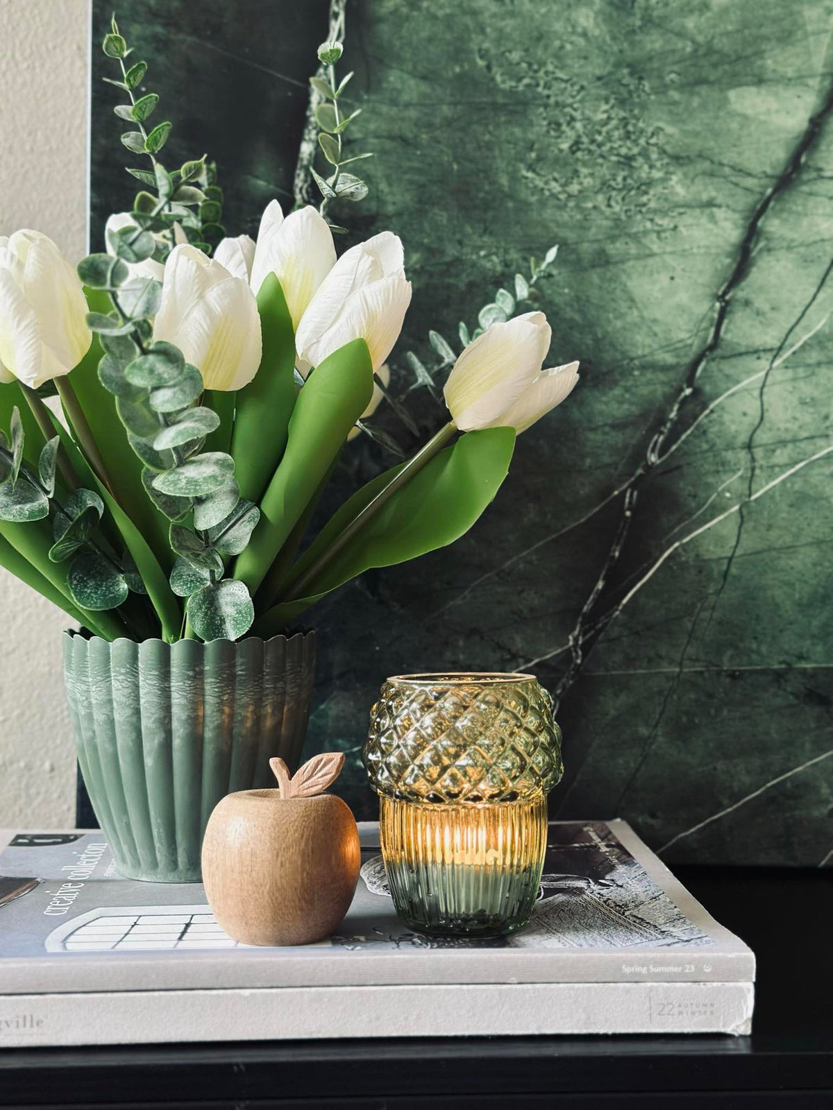 Pot in betonlook