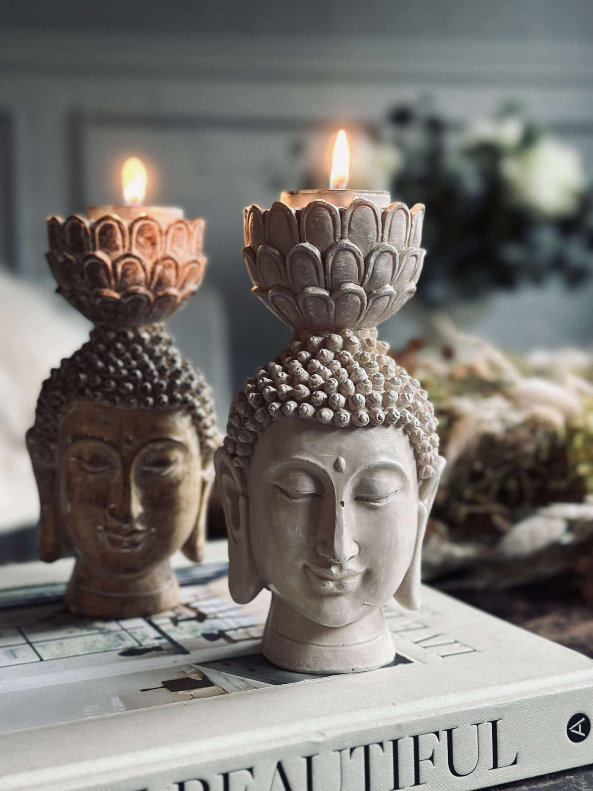 Theelichthouder Buddha small - MIX