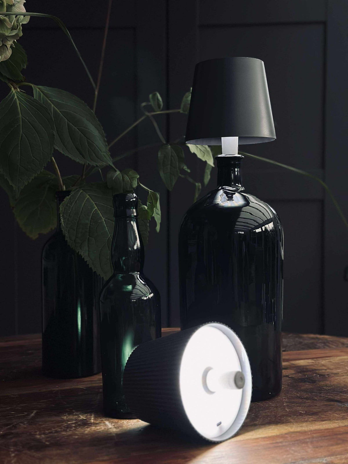 LED lamp voor wijnfles - Grijs MIX