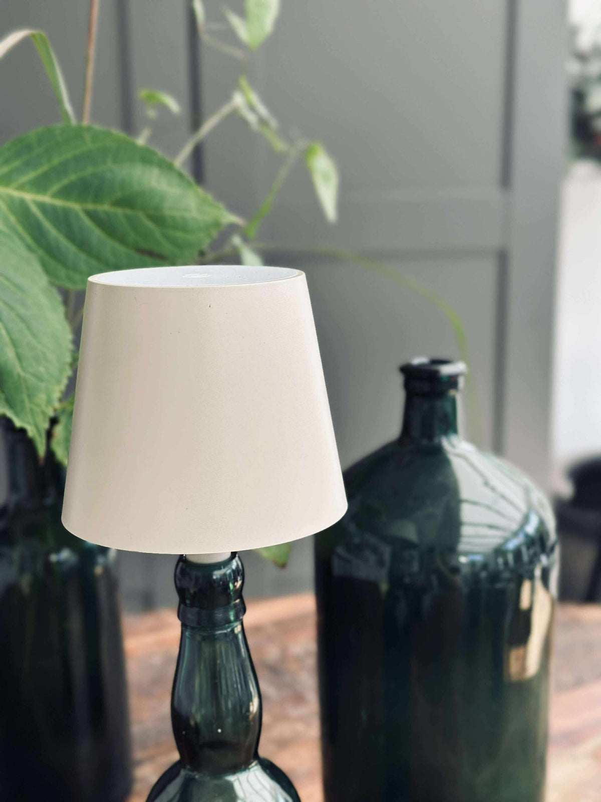 LED-lamp voor wijnfles - Crème MIX