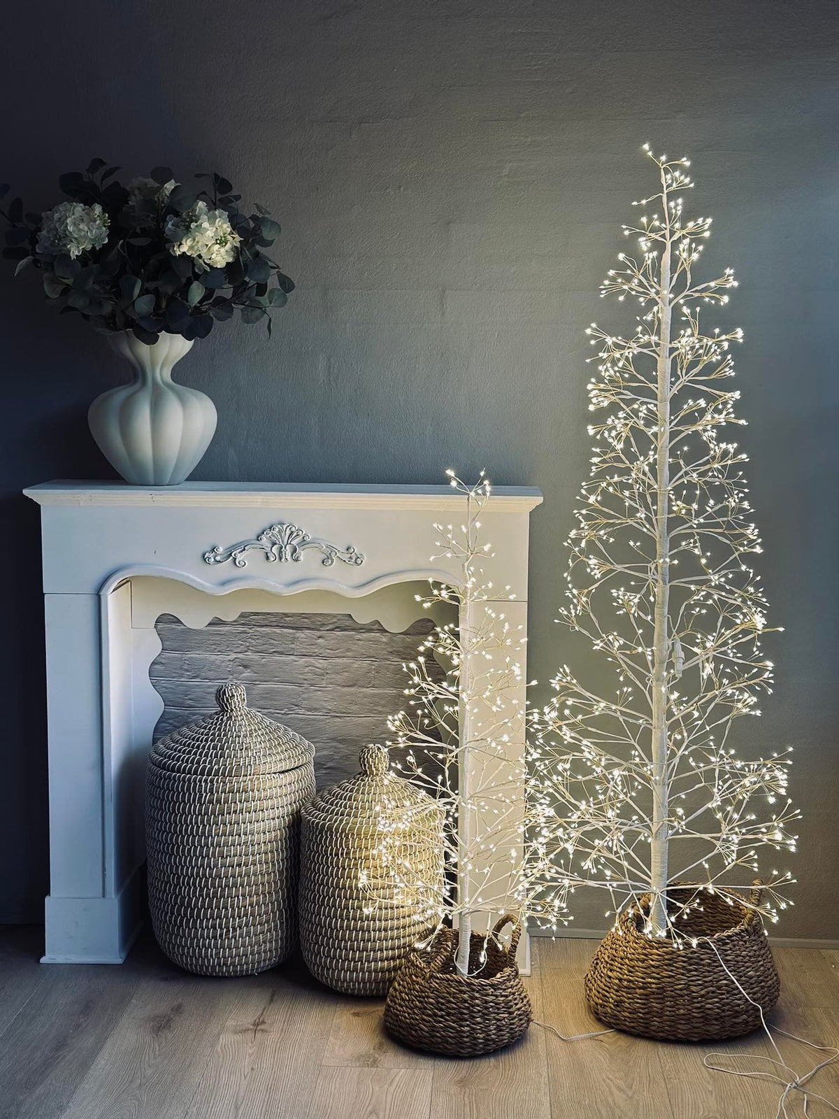 Kerstboom met 1600 ledlampjes - Wit