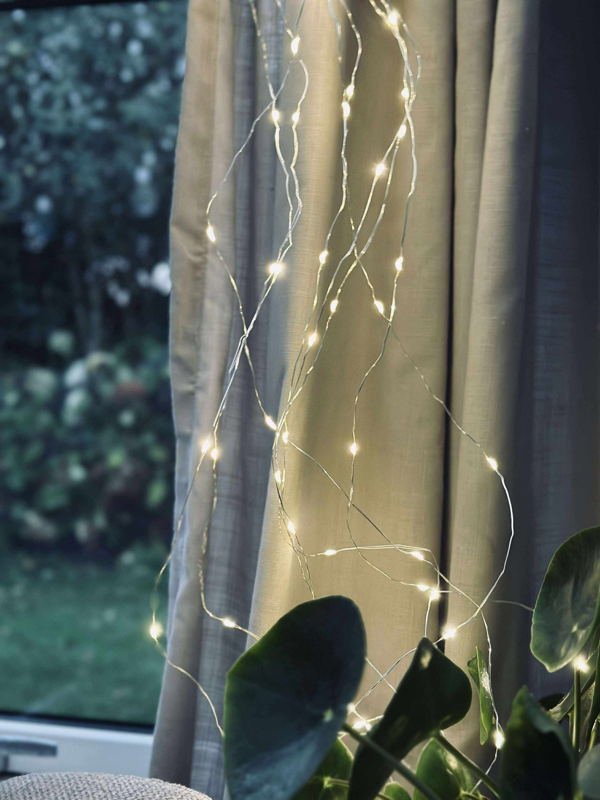 Hangende lichtslinger met 160 led lampjes