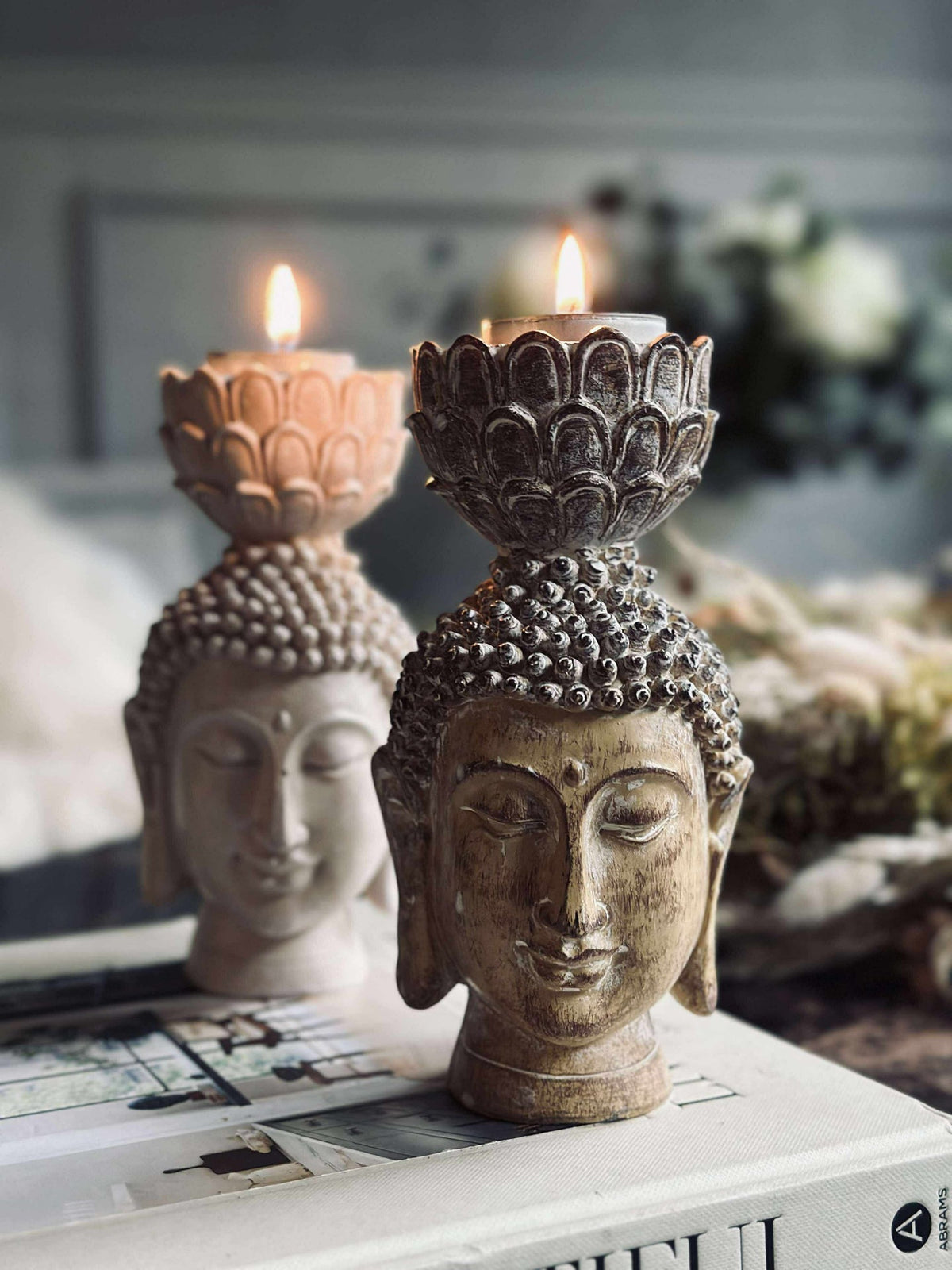 Theelichthouder Buddha small - MIX