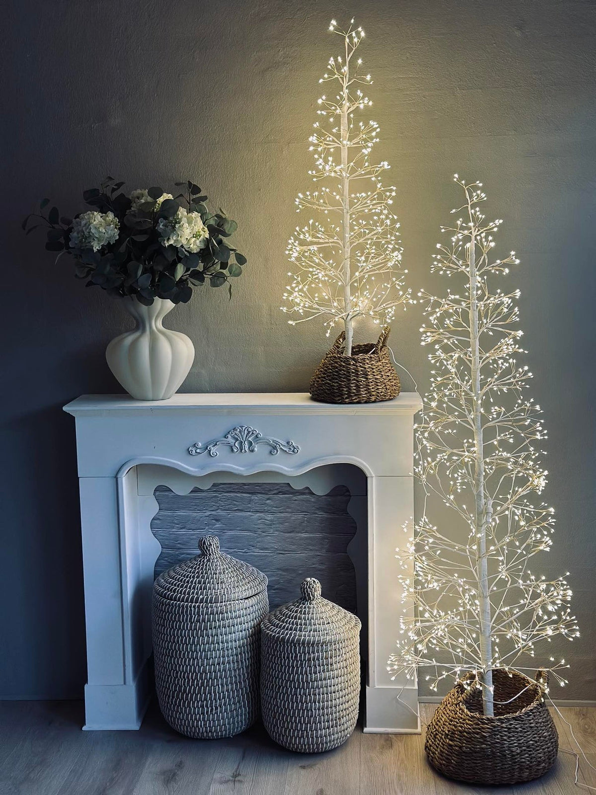 Kerstboom met 1600 ledlampjes - Wit