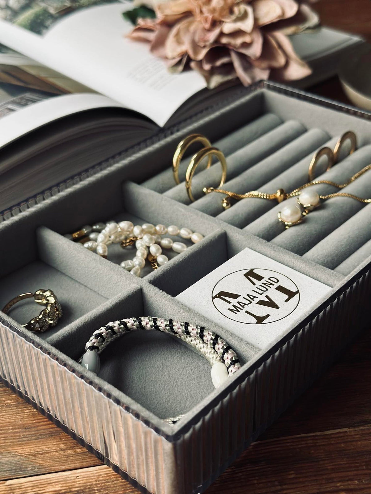 Sieraden opbergdoos met deksel