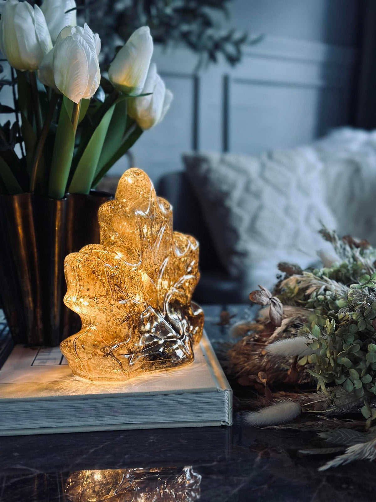 Blad met led licht en timer - Meerdere kleuren
