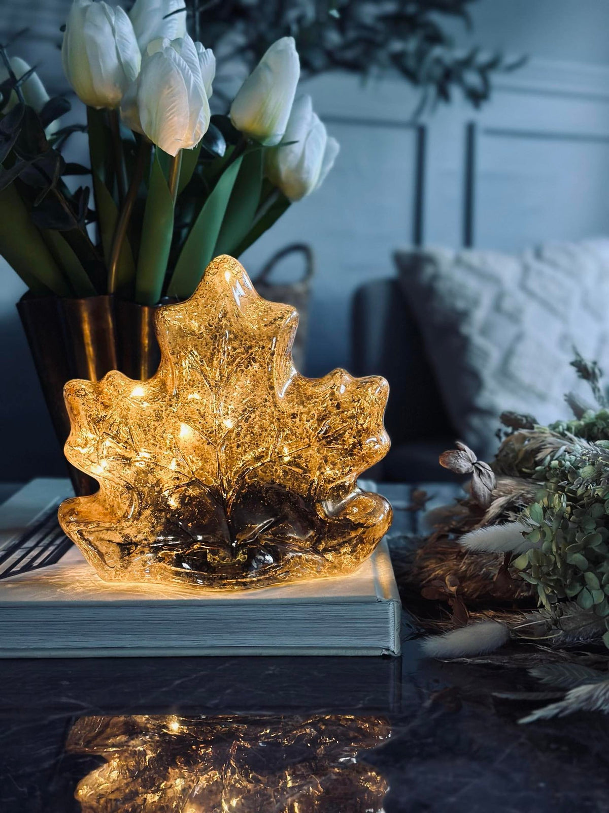 Blad met led licht en timer - Meerdere kleuren