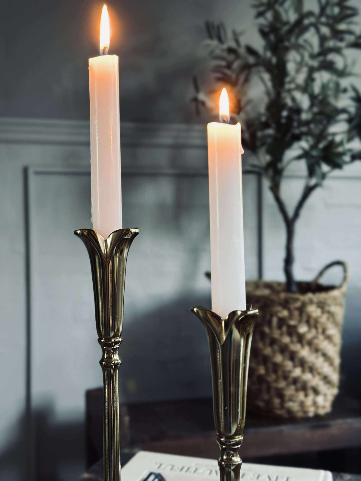 Kaarshouder Calla Alu goud