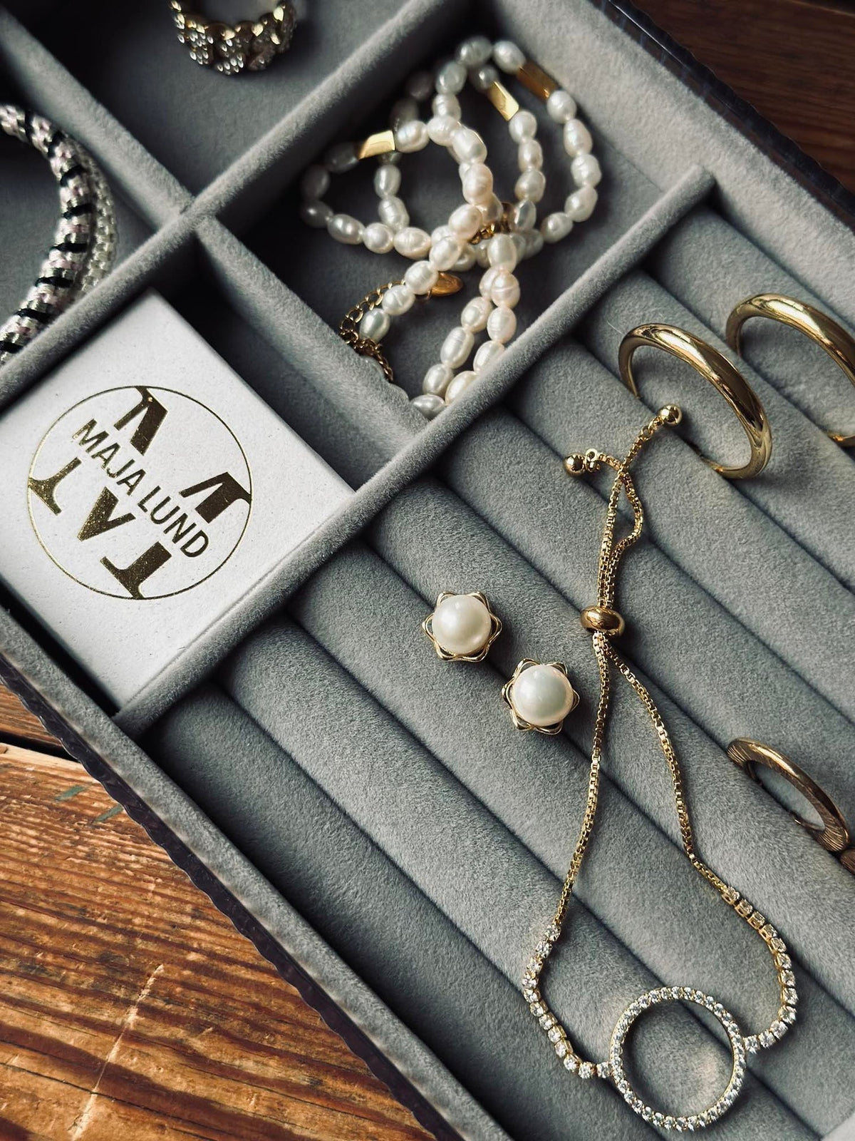 Sieraden opbergdoos met deksel