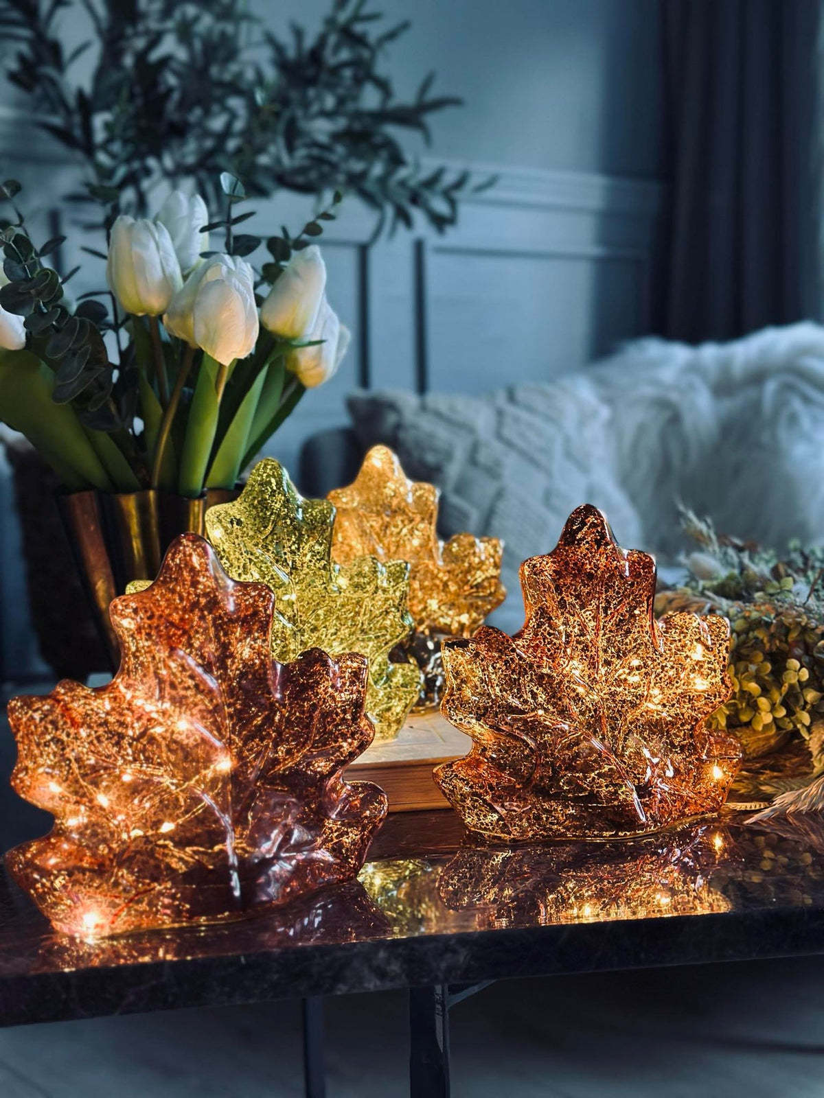 Blad met led licht en timer - Meerdere kleuren