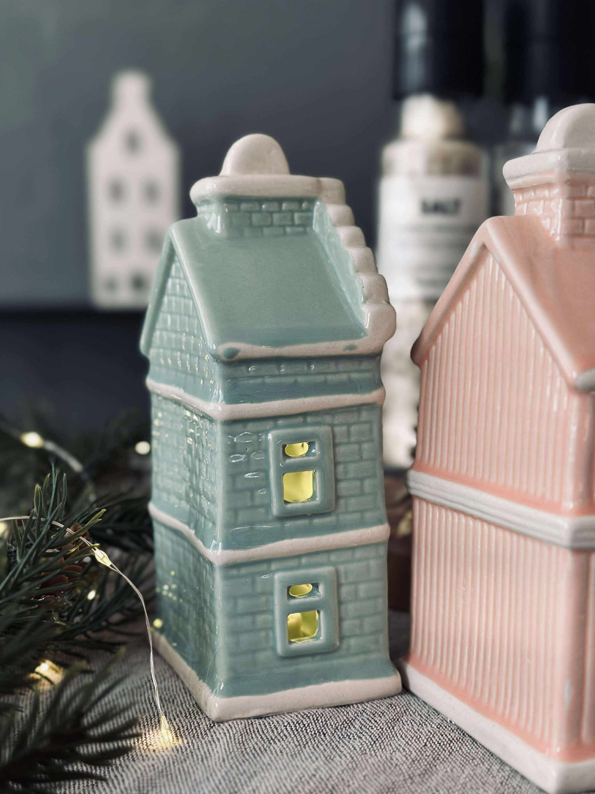 Lichthuisje met led  - Pastel Color MIX