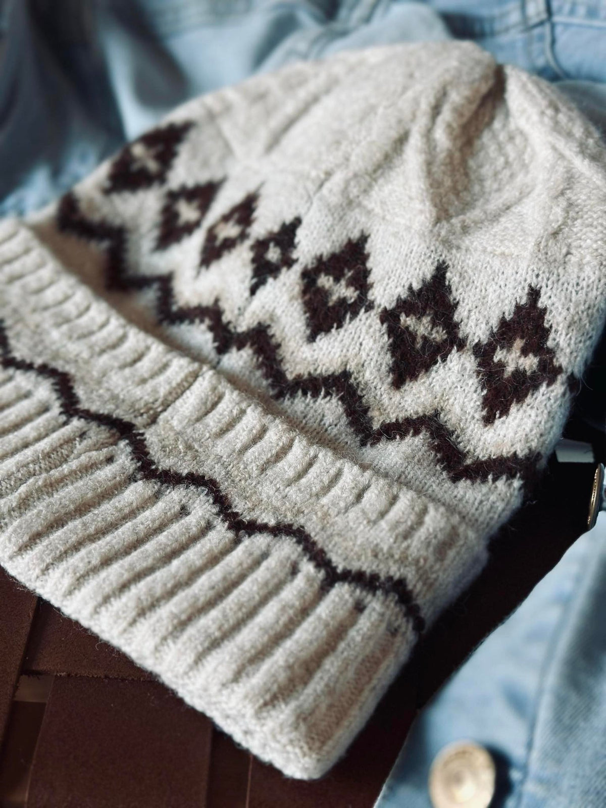 Muts - Creme / brown