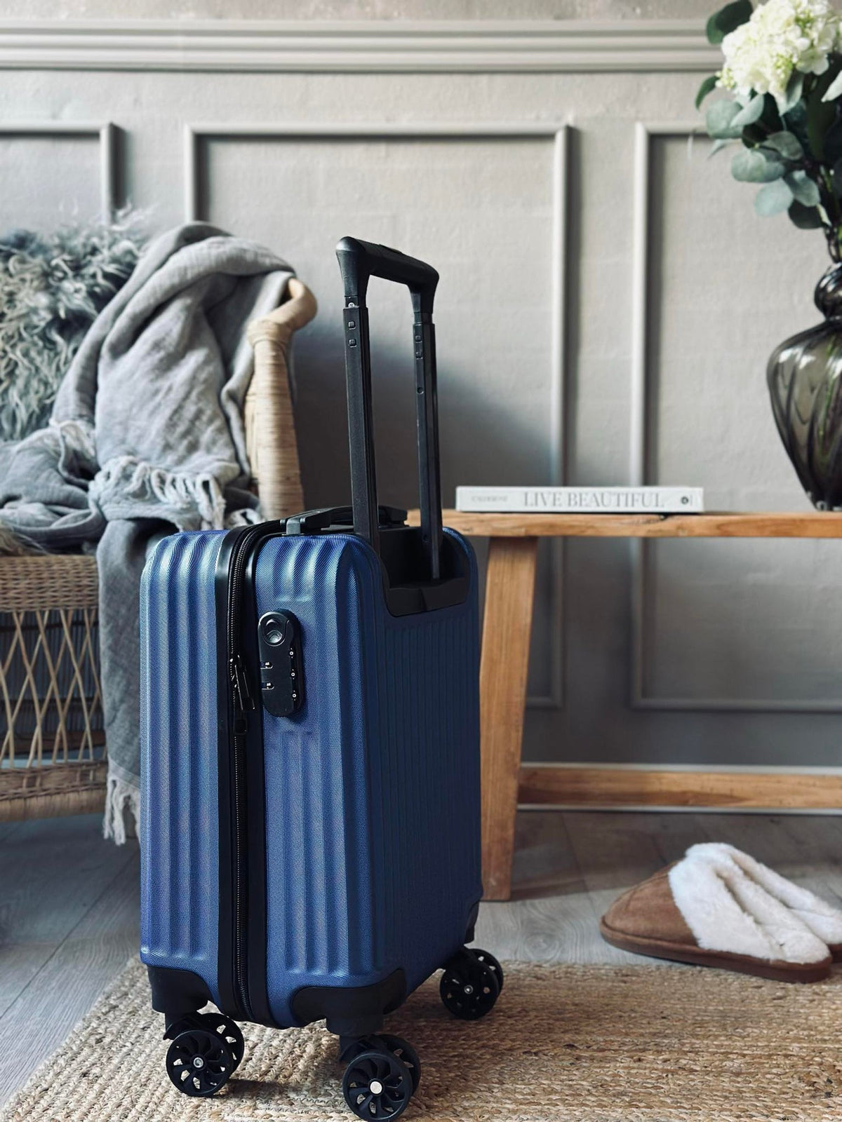 Koffer Trolley - Blue