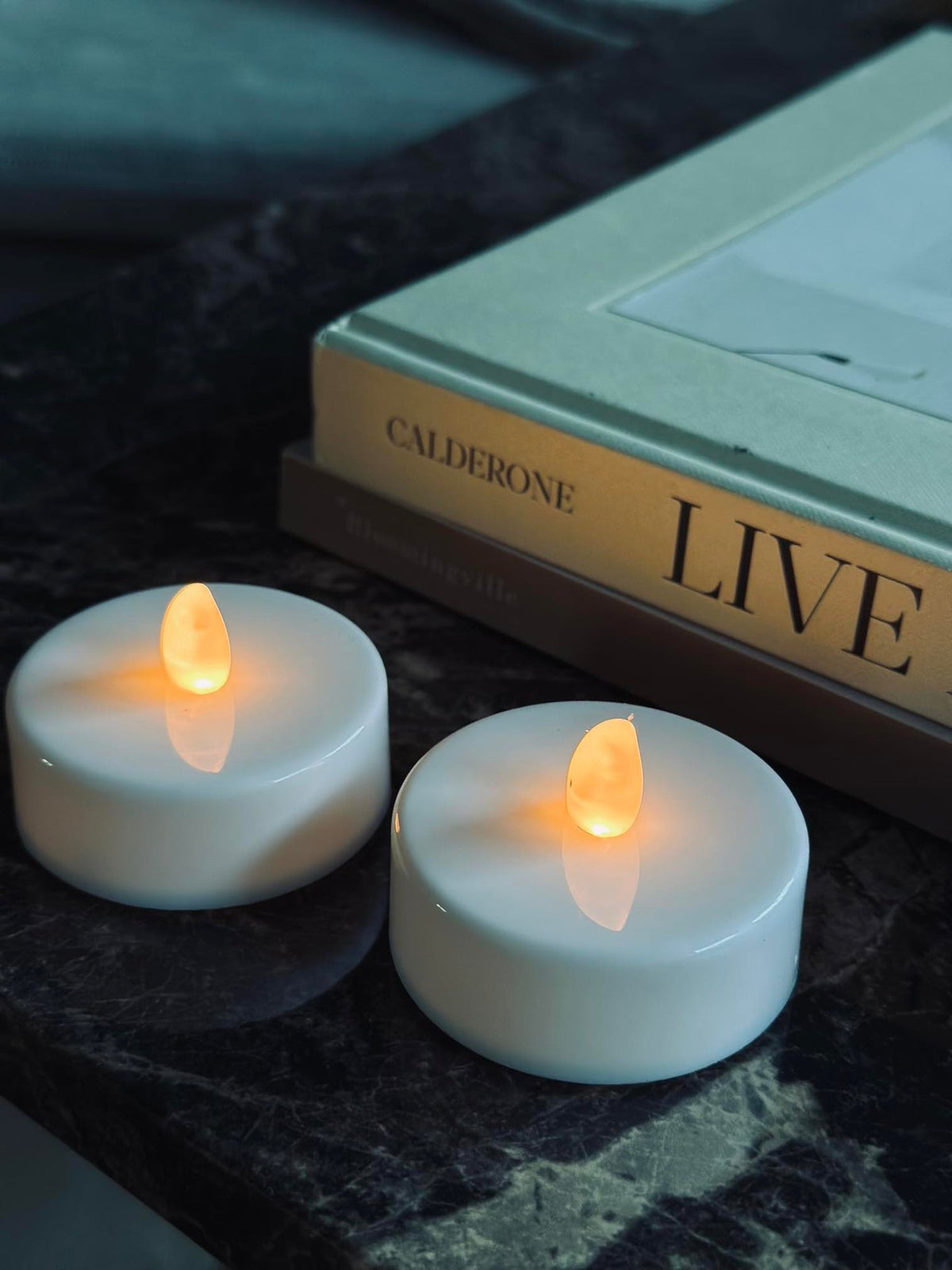 Jumbo waxinelicht - 2 stuks