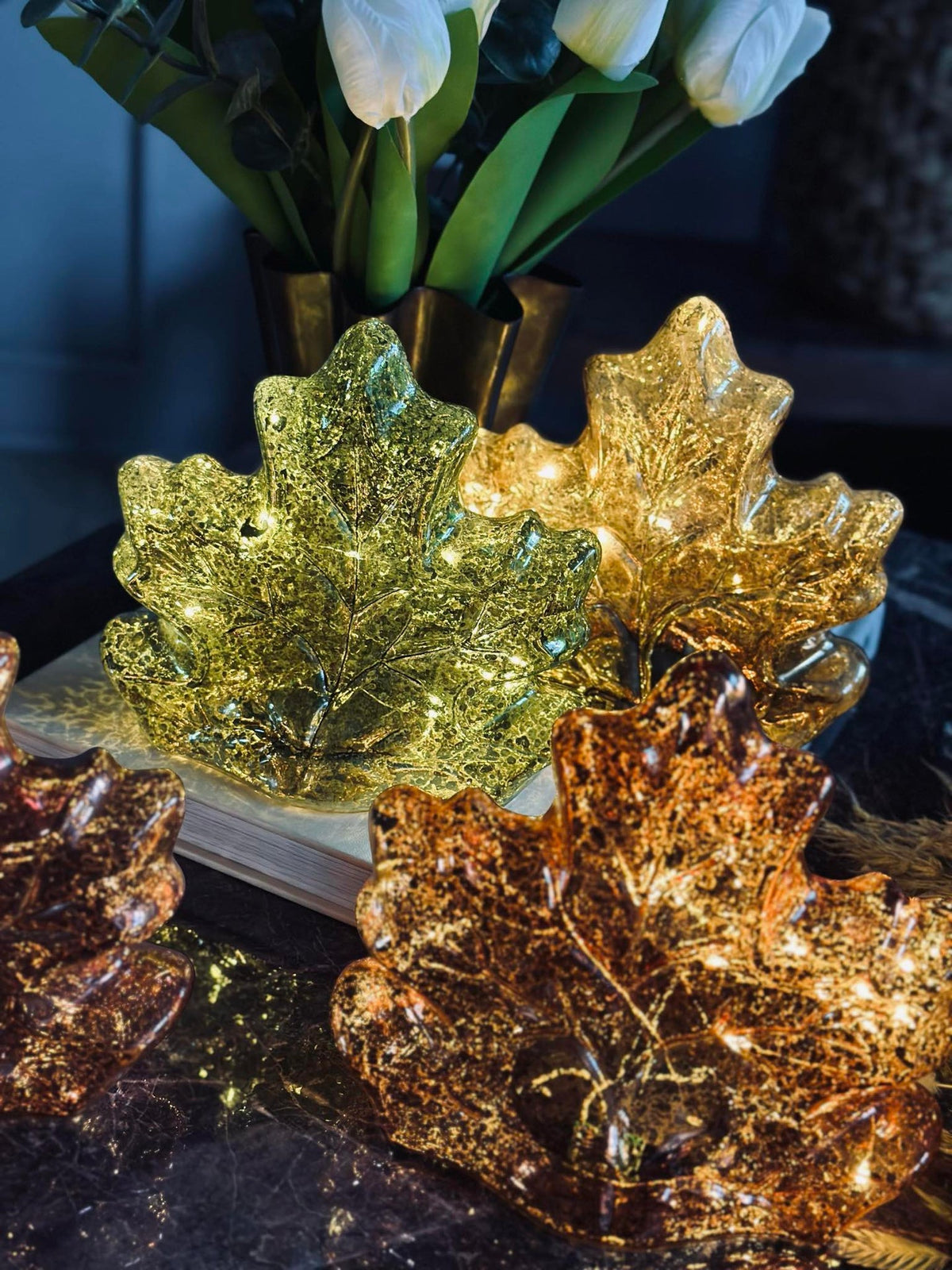 Blad met led licht en timer - Meerdere kleuren