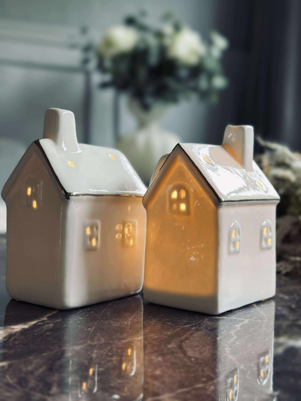Lichthuisje met ledverlichting - WHITE MIX