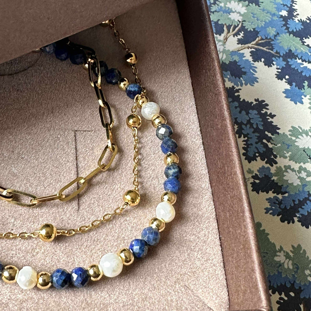 Armbanden Lilja set van 3 - Echte zoetwaterparels