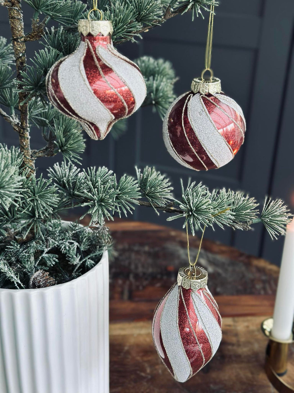 Kerstballen - 3 stuks