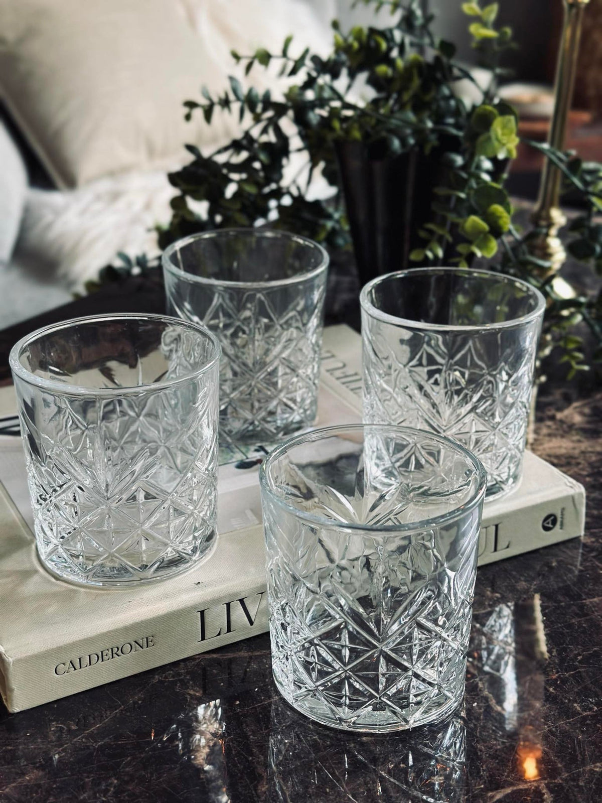 Whiskyglazen / waterglazen - 4 st.